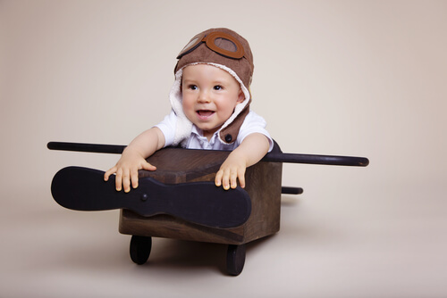 pilot olmak isteyen bebek