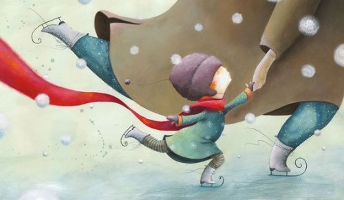 Buz Pateni Yapan Çocuk