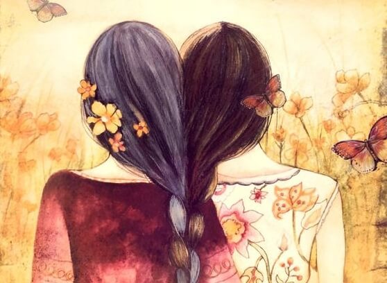 kafa kafaya iki kadın