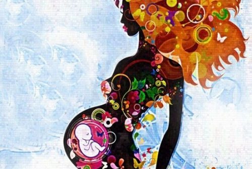 hamile kadın karikatürü