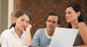 anne baba ve kız çocuğu