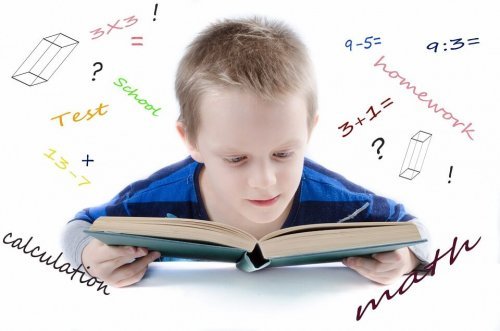 matematik öğrenen çocuk