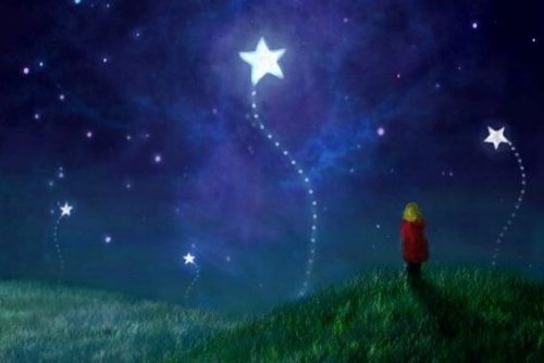çocuk ve yıldızlar
