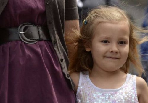 Küçük bir kız çocuğu