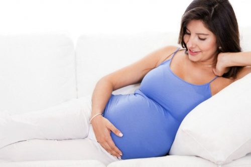 sağlıklı hamile kadın