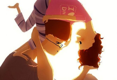 oyun oynayan baba ve kız