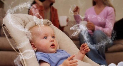 ikinci el duman soluyan bebek