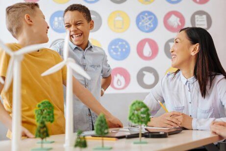 ekoloji öğrenen çocuklar