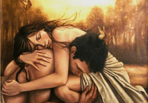 Birbirine sarılan bir çift